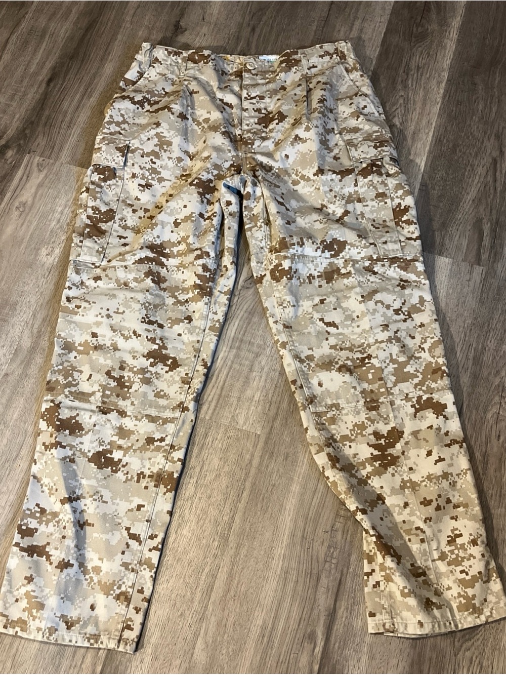 Men's Desert Digital Camo Cargo Pants - Tan/Beige